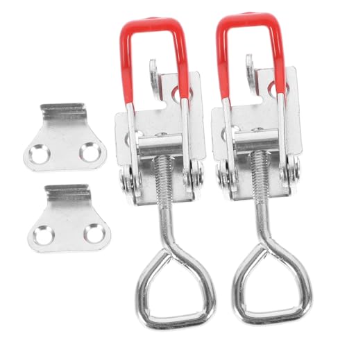 LIGIGWASH 2 Stück Metallverriegelungen Einstellbare Toggle Clamps für Kisten und Geräte Schwere Ausführung mit Sicherheitsverschluss für Boxen und Industrielle Anwendungen LIGIGWASH 2 Stück Metallverriegelungen Einstellbare Toggle Clamps für Kisten und Geräte Schwere Ausführung mit Sicherheitsverschluss für Boxen und Industrielle Anwendungen von LIGIGWASH
