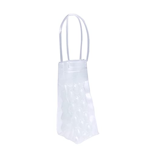 LIGIGWASH 2 Stück PVC Weinflaschenkühler Beutel Doppelseitig Wiederverwendbar ohne Eis für Rotwein Bier Flaschenkühlung Tragbar Leicht für Picknick Pool Feier von LIGIGWASH