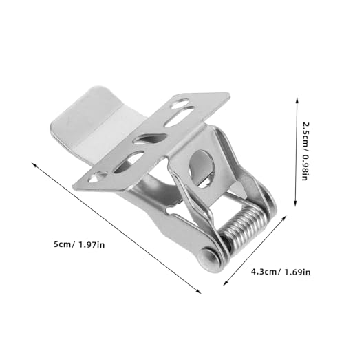 LIGIGWASH 20 Stück Federklammer für Einbauleuchten und Panel Lampen Robuste Federclips für Deckenleuchten Vielseitige Halteklammern für LED Downlight Montage Langlebige Lichtzubehör Teile LIGIGWASH 20 Stück Federklammer für Einbauleuchten und Panel Lampen Robuste Federclips für Deckenleuchten Vielseitige Halteklammern für LED Downlight Montage Langlebige Lichtzubehör Teile von LIGIGWASH