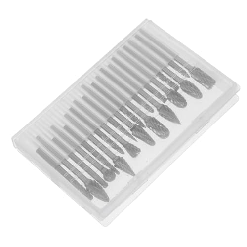LIGIGWASH 20 Stück Teiliges Hartmetall Rotary Burr Set mit Doppelschnitt Schleifköpfen Präzise Frässtifte für Metall Holz Kunststoff für Gravur Schneiden Polieren und Feinschnitzerei LIGIGWASH 20 Stück Teiliges Hartmetall Rotary Burr Set mit Doppelschnitt Schleifköpfen Präzise Frässtifte für Metall Holz Kunststoff für Gravur Schneiden Polieren und Feinschnitzerei von LIGIGWASH
