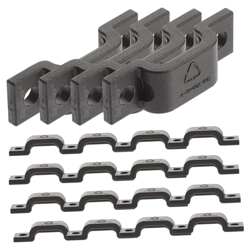LIGIGWASH 20 Stück Teiliges Kabelclips aus Nylon Bogenförmige Kabelhalter mit Lochabstand Langlebige Kabelklemmen zur Festen Kabelführung und Zugentlastung Einsetzbar für Tv Schreibtisch von LIGIGWASH