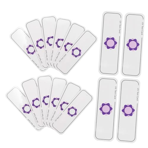 LIGIGWASH 20 Stück Teiliges Uv-testkarten Kleidung Uv-strahlungsprüfung Tragbar Leicht Vielseitig Einsetzbar für Zuhause Büro Hotel und Medizinische Einrichtungen LIGIGWASH 20 Stück Teiliges Uv-testkarten Kleidung Uv-strahlungsprüfung Tragbar Leicht Vielseitig Einsetzbar für Zuhause Büro Hotel und Medizinische Einrichtungen von LIGIGWASH