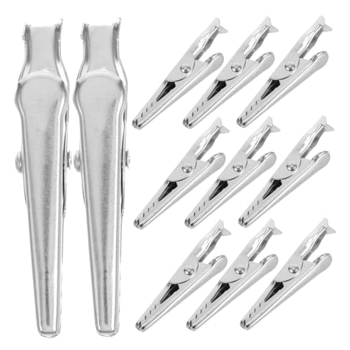 LIGIGWASH 200 Stück Krokodilklemmen aus Robustem Eisen Elektrische Testklemmen mit Sicherem Federmechanismus für Labor DIY Kabelklemmen Vielseitig und Tragbar von LIGIGWASH