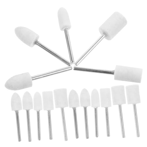 LIGIGWASH 25 Stück Teiliges Wollfilz Polierscheiben für Nägel Uhren Schmuck Polieraufsätze in Kugelform Vielseitig Einsetzbar Leicht Handlich Präzise Polierköpfe von LIGIGWASH