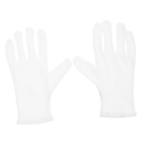 LIGIGWASH 2Stücke Arbeitshandschuhe Langlebige Gartenhandschuhe für Haushalt und Gartenarbeit Weiße Schützend und Elegant für Zeremonien und Formelle Anlässe von LIGIGWASH