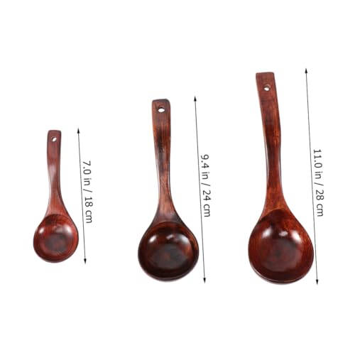 LIGIGWASH 3 STÜCKE Teiliges Holz Suppenkelle mit Langem Griff Handgefertigter Polierter Holzlöffel für Suppen Soßen und Porridge Leichte Küchenutensilien für Haushalt und Restaurant LIGIGWASH 3 STÜCKE Teiliges Holz Suppenkelle mit Langem Griff Handgefertigter Polierter Holzlöffel für Suppen Soßen und Porridge Leichte Küchenutensilien für Haushalt und Restaurant von LIGIGWASH