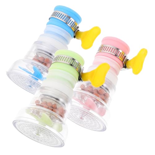 LIGIGWASH 3 Stück Wasserhahn Aufsatz mit Filter Drehbarer Sprühkopf Wasser und Spritzsparender Küchen Wasserhahn Filter Passend Einfach zu Reinigen Montieren LIGIGWASH 3 Stück Wasserhahn Aufsatz mit Filter Drehbarer Sprühkopf Wasser und Spritzsparender Küchen Wasserhahn Filter Passend Einfach zu Reinigen Montieren von LIGIGWASH