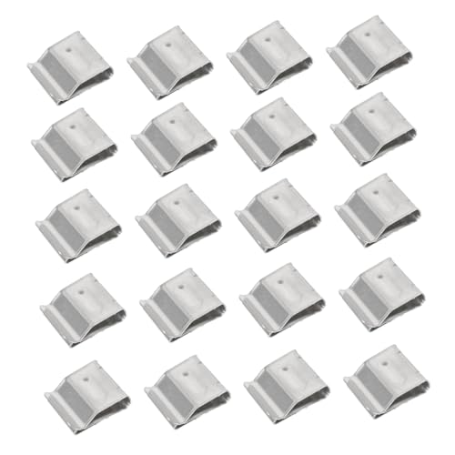 LIGIGWASH 30 Stück Teiliges Edelstahl Solar Panel Kabelclips Photovoltaik Kabelklemmen für Draht Einfache Montage Robustes Design Geeignet für Solarmodul Kabelmanagement von LIGIGWASH