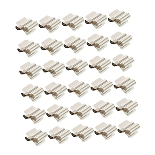 LIGIGWASH 30Stücke Solarkabel Clips Kabeldrahtklammern für Solarplatten Einfache Installation zur Kabelorganisation Fixierung Schiffen von LIGIGWASH