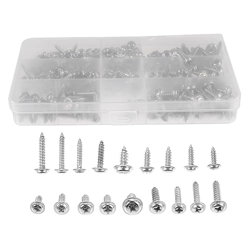 LIGIGWASH 340 Stück Selbstbohrschrauben für Gipskarton und Rostfreie Robuste Schrauben für Professionelles Schreinerhandwerk für Bauprojekte und Heimwerkerarbeiten LIGIGWASH 340 Stück Selbstbohrschrauben für Gipskarton und Rostfreie Robuste Schrauben für Professionelles Schreinerhandwerk für Bauprojekte und Heimwerkerarbeiten von LIGIGWASH
