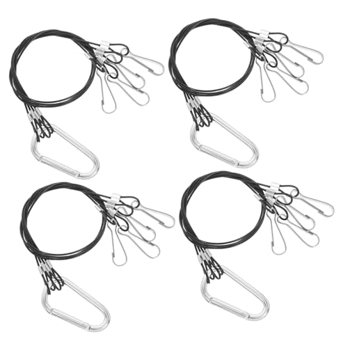 LIGIGWASH 4 Stück Edelstahl Pflanzenlampen-aufhänger mit Seilhalterung Rostfrei Verstellbar für LED Wachstumslicht Geeignet für Aquarium Beleuchtung und Sowie Außenbereich LIGIGWASH 4 Stück Edelstahl Pflanzenlampen-aufhänger mit Seilhalterung Rostfrei Verstellbar für LED Wachstumslicht Geeignet für Aquarium Beleuchtung und Sowie Außenbereich von LIGIGWASH