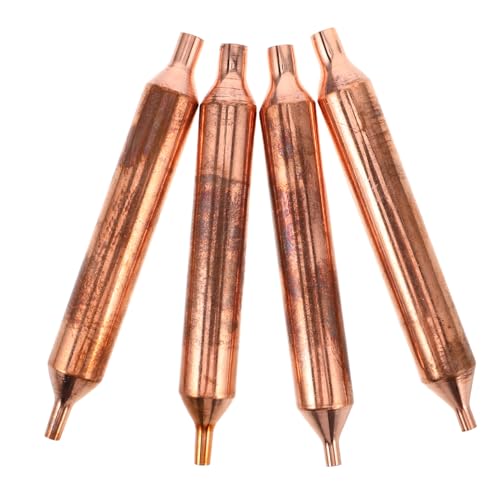 LIGIGWASH 4 Stück Kühlschrank Filter aus Kupfer Effizienter Trocknungsfilter für Kühlsysteme Einsetzbar Einfache Installation Hohe Filtrationseffizienz für Frische Lebensmittel LIGIGWASH 4 Stück Kühlschrank Filter aus Kupfer Effizienter Trocknungsfilter für Kühlsysteme Einsetzbar Einfache Installation Hohe Filtrationseffizienz für Frische Lebensmittel von LIGIGWASH