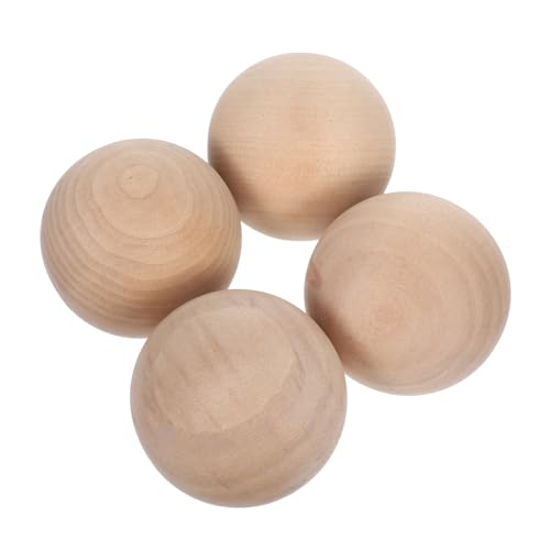 LIGIGWASH 4 Stück Natürliche Unlackierte Kugeln aus Massivem Material Stabile Bastelkugeln für DIY für Malerei Dekoration Handwerk Modellbau und Skizzieren LIGIGWASH 4 Stück Natürliche Unlackierte Kugeln aus Massivem Material Stabile Bastelkugeln für DIY für Malerei Dekoration Handwerk Modellbau und Skizzieren von LIGIGWASH