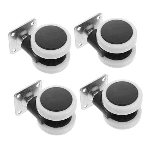 LIGIGWASH 4 Stück Teiliges Leise Möbelrollen ohne Bremse Drehbare Schwerlast schwenkräder für Babybett Stubenwagen und Kleine Möbel Stabile Ersatzrollen für Innenmöbel und Werkbank von LIGIGWASH