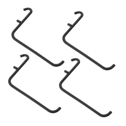 LIGIGWASH 4 Stück Teiliges Metall Pegboard Haken mit Faderesistentem Lack Vielseitige Lochwand Halter für Werkzeug und Kabelaufbewahrung Platzsparend für Garage Werkstatt Büro und Zuhause von LIGIGWASH