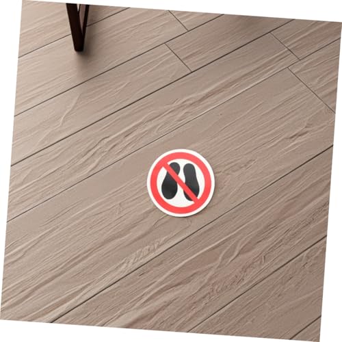 LIGIGWASH 4 Stück Teiliges Nicht Betreten Runde Selbstklebende Vinylfolie für Innen und Außen Hochsichtbare Warnhinweise zur Unfallvermeidung Böden und Wänden Vielseitig Einsetzbar in LIGIGWASH 4 Stück Teiliges Nicht Betreten Runde Selbstklebende Vinylfolie für Innen und Außen Hochsichtbare Warnhinweise zur Unfallvermeidung Böden und Wänden Vielseitig Einsetzbar in von LIGIGWASH