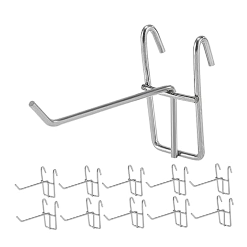 LIGIGWASH 40 Stück Teiliges Gridwall Haken Robuste Gitterwandhaken für Ladenregale Vielseitige Aufhängung für Snacks und Kleine Produkte Langlebig und Platzsparend für Einzelhandel und LIGIGWASH 40 Stück Teiliges Gridwall Haken Robuste Gitterwandhaken für Ladenregale Vielseitige Aufhängung für Snacks und Kleine Produkte Langlebig und Platzsparend für Einzelhandel und von LIGIGWASH
