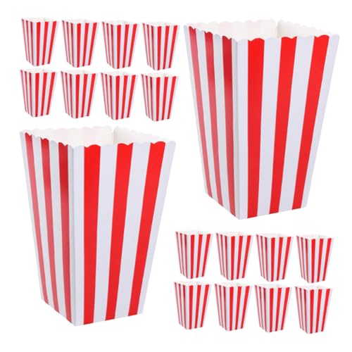 LIGIGWASH 48 Stück Popcornkartons Süßigkeitenboxen Popcornboxen Partygeschenke Snackhalter Popcornhalter Für Partys Popcornkörbe Gestreifte Popcorneimer Popcornbehälter LIGIGWASH 48 Stück Popcornkartons Süßigkeitenboxen Popcornboxen Partygeschenke Snackhalter Popcornhalter Für Partys Popcornkörbe Gestreifte Popcorneimer Popcornbehälter von LIGIGWASH