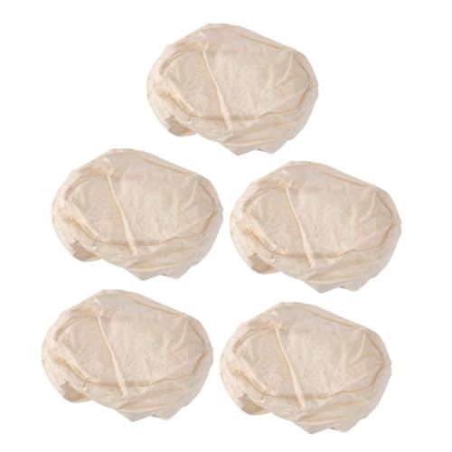LIGIGWASH 5 Stück Brotkorb Stoffabdeckungen für Gärkörbe Wiederverwendbare Abdeckhaube für Backen der Küche für Hobbybäcker und Profis LIGIGWASH 5 Stück Brotkorb Stoffabdeckungen für Gärkörbe Wiederverwendbare Abdeckhaube für Backen der Küche für Hobbybäcker und Profis von LIGIGWASH