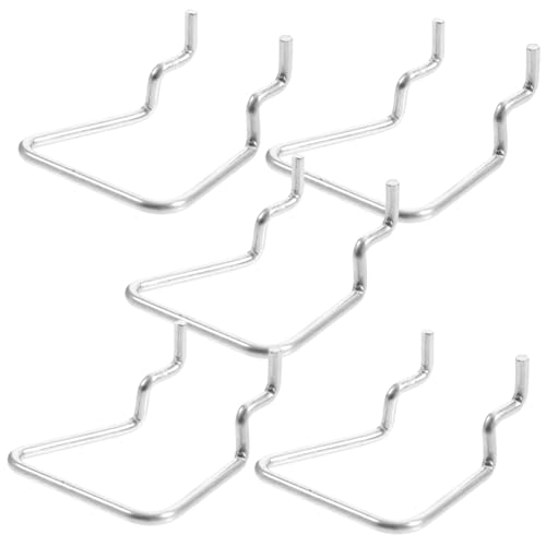 LIGIGWASH 5 Stück Metall Pegboard Haken Teiliges Trapezförmige Lochwand Haken Werkzeughalter für Garage Werkstatt Supermarkt Zubehör Cup Holder Organizer LIGIGWASH 5 Stück Metall Pegboard Haken Teiliges Trapezförmige Lochwand Haken Werkzeughalter für Garage Werkstatt Supermarkt Zubehör Cup Holder Organizer von LIGIGWASH