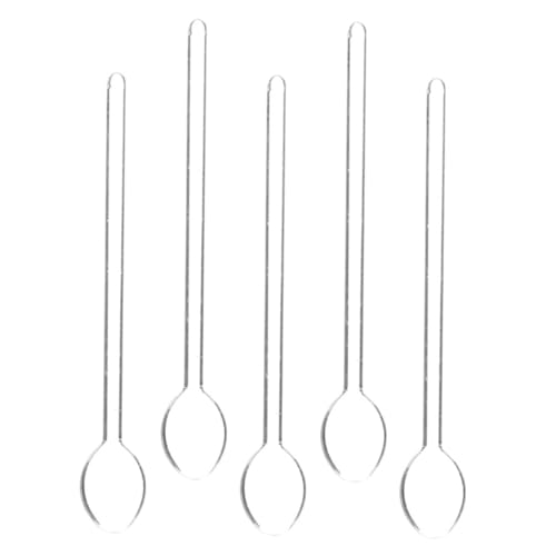 LIGIGWASH 5 Stück Teiliges Glaslöffel mit Langem Stiel Hitzebeständig Vielseitig für Kaffee Milch und Desserts für Zuhause Bar Leicht zu Reinigen und Wiederverwendbar Perfektes LIGIGWASH 5 Stück Teiliges Glaslöffel mit Langem Stiel Hitzebeständig Vielseitig für Kaffee Milch und Desserts für Zuhause Bar Leicht zu Reinigen und Wiederverwendbar Perfektes von LIGIGWASH