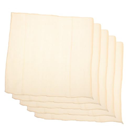 LIGIGWASH 5 Stück Teiliges Käsetuch aus Baumwolle Vorgewaschen Wiederverwendbar Feinmaschig Geeignet zum Abseihen von Soßen Suppen Säften Tofuherstellung Natürliche Stoffqualität LIGIGWASH 5 Stück Teiliges Käsetuch aus Baumwolle Vorgewaschen Wiederverwendbar Feinmaschig Geeignet zum Abseihen von Soßen Suppen Säften Tofuherstellung Natürliche Stoffqualität von LIGIGWASH