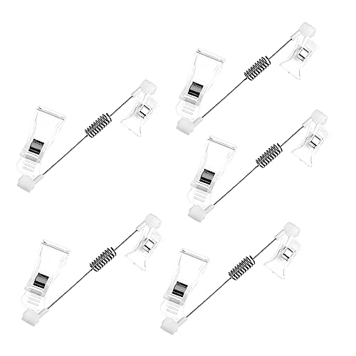 LIGIGWASH 5 Stück Teiliges Preisschild Halter Set mit Doppeltem Kopf Robuste Werbeclips für Supermärkte Einzelhandel und Ausstellungen Installieren Bedienen LIGIGWASH 5 Stück Teiliges Preisschild Halter Set mit Doppeltem Kopf Robuste Werbeclips für Supermärkte Einzelhandel und Ausstellungen Installieren Bedienen von LIGIGWASH