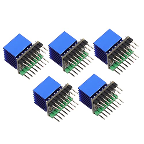 LIGIGWASH 5 Stück Teiliges Step Stick Schrittmotor Treiber Modul mit Großem Kühlkörper Geräuscharm Kompatibel mit Drucker Reprap Elektronik Unabhängige Puls Richtungssteuerung Effektive LIGIGWASH 5 Stück Teiliges Step Stick Schrittmotor Treiber Modul mit Großem Kühlkörper Geräuscharm Kompatibel mit Drucker Reprap Elektronik Unabhängige Puls Richtungssteuerung Effektive von LIGIGWASH