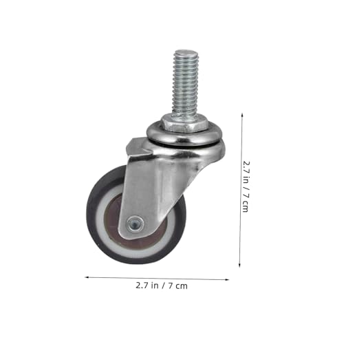 LIGIGWASH 5 Stück Tpr Stem Casters Schwerlast mit Drehung Leise Möbelrollen Ersatzrollen für Möbel und Werkbänke LIGIGWASH 5 Stück Tpr Stem Casters Schwerlast mit Drehung Leise Möbelrollen Ersatzrollen für Möbel und Werkbänke von LIGIGWASH