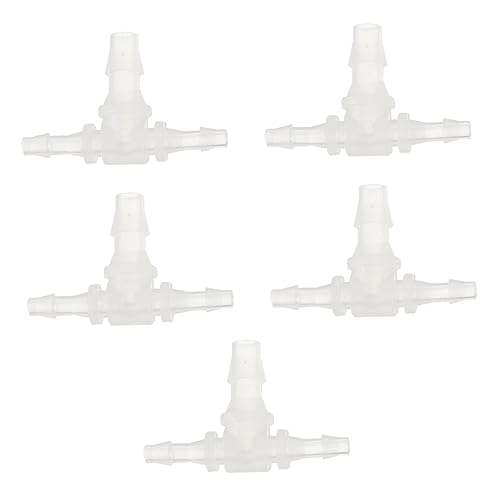 LIGIGWASH 5 Stück Verbinder Kunststoff T Junction Joint für Aquarien und Bewässerungssysteme Verbindung Stabil und Leicht für Reparatur und Erweiterung von Luftschläuchen von LIGIGWASH