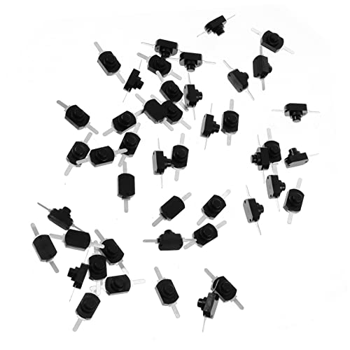 LIGIGWASH 50 Stück Mini Latching Micro Druckknopf Schalter Off Selbstverriegelnd für Taschenlampen und DIY Projekte aus Hochwertigem LIGIGWASH 50 Stück Mini Latching Micro Druckknopf Schalter Off Selbstverriegelnd für Taschenlampen und DIY Projekte aus Hochwertigem von LIGIGWASH