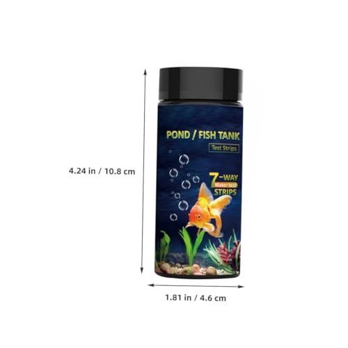LIGIGWASH 50 Stück Wasserteststreifen für Pool Aquarium Teich und Spa Präzise Messung von Ph Freiem Chlor Gesamtalkalität Gesamtchlor Härte Cyanursäure Schnelle Wasseranalyse von LIGIGWASH