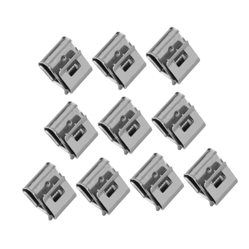 LIGIGWASH 55 Stück Teiliges Edelstahl Solar Photovoltaik Kabelklemmen Erdungskabel Robustes Kabelbefestigungssystem für Solarmodule Korrosionsbeständige Drahtclips für Photovoltaik anlagen von LIGIGWASH