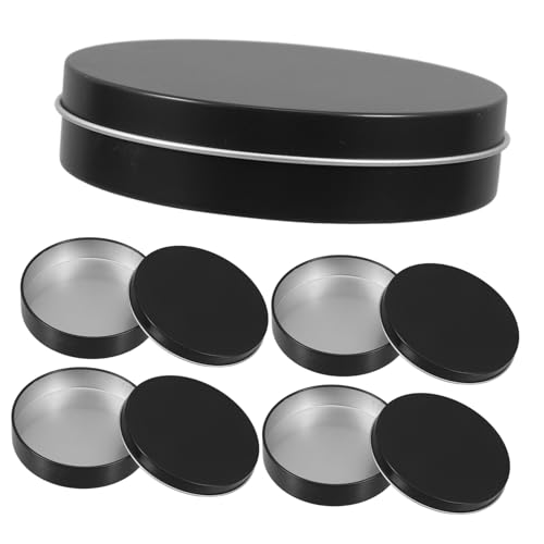 LIGIGWASH 6stücke Kuchenform Aus Metall Runde Blechdose Für Süßigkeiten Und Snacks Für Minikuchen Für Hochzeiten Halloween Und Dekorative Zwecke von LIGIGWASH