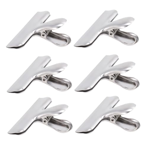 LIGIGWASH 6 Stück Teiliges Chip Clips Verschlussklammern für Luftdichten Snack und Lebensmittelbeutelverschluss Robuste Aufbewahrungsklammern für Küche und Büro Langlebig und Einfach zu von LIGIGWASH