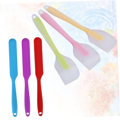 LIGIGWASH 6 Stück Teiliges Hitzebeständig mit Ergonomischem Griff Kleine Transparente Spatel und Öl schaber Vielseitig zum Backen Cremeschaben und Wiederverwendbar Zufällige Farbe LIGIGWASH 6 Stück Teiliges Hitzebeständig mit Ergonomischem Griff Kleine Transparente Spatel und Öl schaber Vielseitig zum Backen Cremeschaben und Wiederverwendbar Zufällige Farbe von LIGIGWASH