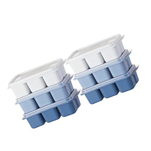 LIGIGWASH 6 Stück Teiliges Mini Eiswürfelformset mit Deckel Kunststoff Eisformen für Eiswürfel Pudding Babyfood und für Küche LIGIGWASH 6 Stück Teiliges Mini Eiswürfelformset mit Deckel Kunststoff Eisformen für Eiswürfel Pudding Babyfood und für Küche von LIGIGWASH