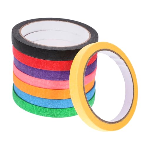 LIGIGWASH 8 Rollen Abdeckband Klebeband selbstklebend Papier Regenbogen-Klebeband Klebebandmaskierung auto klebeband selbstgemachtes abklebeband Scrapbook-DIY-Klebebänder Band gefärbt Kleber LIGIGWASH 8 Rollen Abdeckband Klebeband selbstklebend Papier Regenbogen-Klebeband Klebebandmaskierung auto klebeband selbstgemachtes abklebeband Scrapbook-DIY-Klebebänder Band gefärbt Kleber von LIGIGWASH
