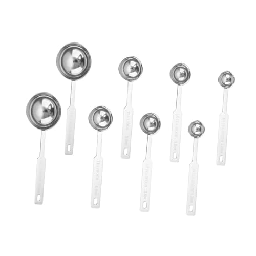 LIGIGWASH 8 Stück Teiliges Messlöffel Set aus Verschiedene für Präzises Abmessen Küche Restaurant und Langlebige Küchenhelfer für Backen und Kochen LIGIGWASH 8 Stück Teiliges Messlöffel Set aus Verschiedene für Präzises Abmessen Küche Restaurant und Langlebige Küchenhelfer für Backen und Kochen von LIGIGWASH