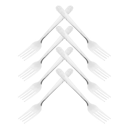 LIGIGWASH 8 Stück Teiliges Set Wiederverwendbare Gabeln für Steak und Grill Multi Purpose Besteck Langlebig und Praktisch für Restaurant und Zuhause von LIGIGWASH