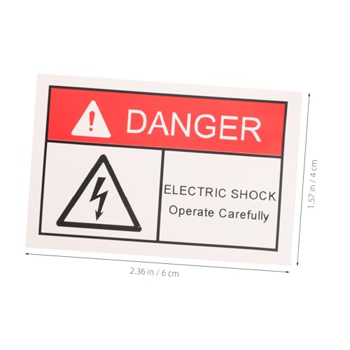 LIGIGWASH 8 Stück Teiliges Warnschild Hochspannung Sicherheitsaufkleber Selbstklebend Wetterfest Langlebig Sichtbar Elektrischer Schlag Warnhinweis Praktische Schutzmarkierung für LIGIGWASH 8 Stück Teiliges Warnschild Hochspannung Sicherheitsaufkleber Selbstklebend Wetterfest Langlebig Sichtbar Elektrischer Schlag Warnhinweis Praktische Schutzmarkierung für von LIGIGWASH
