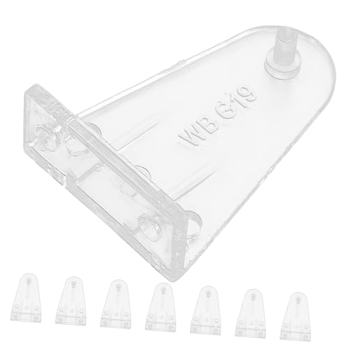 LIGIGWASH 8 Stück Transparente Halterungen für Jalousien Klare Kunststoff Clips zur Sicheren Befestigung der Unteren Schiene Montage Schrauben für Fenster und Türen LIGIGWASH 8 Stück Transparente Halterungen für Jalousien Klare Kunststoff Clips zur Sicheren Befestigung der Unteren Schiene Montage Schrauben für Fenster und Türen von LIGIGWASH