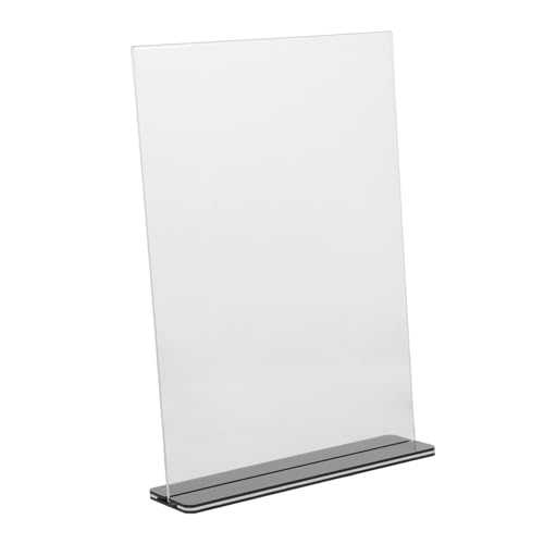 LIGIGWASH Acryl Aufsteller Hochformat Transparenter Tischständer Vielseitiger Dokumentenhalter für Speisekarten Flyer und Visitenkarten Präsentation LIGIGWASH Acryl Aufsteller Hochformat Transparenter Tischständer Vielseitiger Dokumentenhalter für Speisekarten Flyer und Visitenkarten Präsentation von LIGIGWASH