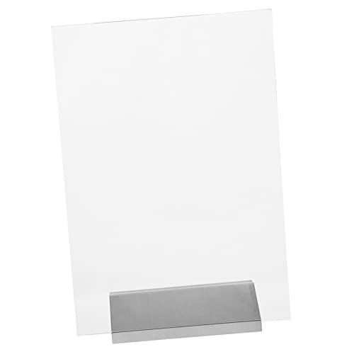 LIGIGWASH Acryl Schilderhalter aus Tischaufsteller für Menüs und Werbung Stabiler Displayständer für Restaurant Büro und Zuhause Klarer Papierhalter mit Breiter Basis LIGIGWASH Acryl Schilderhalter aus Tischaufsteller für Menüs und Werbung Stabiler Displayständer für Restaurant Büro und Zuhause Klarer Papierhalter mit Breiter Basis von LIGIGWASH