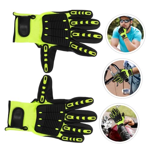 LIGIGWASH Arbeitshandschuhe Stichschutz Rutschfest Atmungsaktiv Vielseitig für Garten Industrie Bau Herren Damen von LIGIGWASH