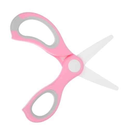 LIGIGWASH Babyschere Keramik Lebensmittelecht Handfreundlich Leicht Tragbar mit Staubschutz Gesunder Food Cutter für Fleisch Gemüse Obst und Nudeln für Kleinkinder und Unterwegs von LIGIGWASH