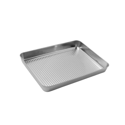 LIGIGWASH Backblech Wiederverwendbare Backform für Ofen und Dampfgarer Kratzfeste Oberfläche für Pizza Dumplings und Gemüse Leicht zu Reinigen von LIGIGWASH