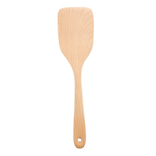 LIGIGWASH Beechwood Holzspatel Hitzebeständig Natürlicher Kochlöffel ohne Lack Kratzfrei für Antihaftpfannen Nachhaltiger Küchenhelfer ohne Löcher Umweltfreundlich und Praktisch von LIGIGWASH