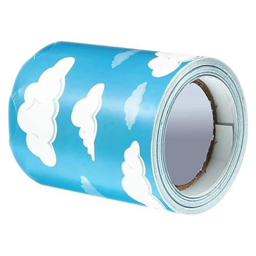 LIGIGWASH Blaue Wolken Pinnwand Border Sticker Selbstklebendes für Klassenzimmer Diy Foto Requisiten für Bulletin Boards Tafel Wände von LIGIGWASH