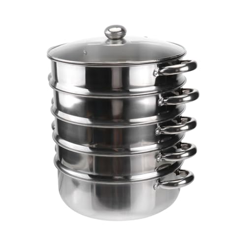 LIGIGWASH Dampfgarer Multifunktionaler Suppentopf Lagig für Zuhause für Induktionskochfelder Praktisch und Platzsparend LIGIGWASH Dampfgarer Multifunktionaler Suppentopf Lagig für Zuhause für Induktionskochfelder Praktisch und Platzsparend von LIGIGWASH
